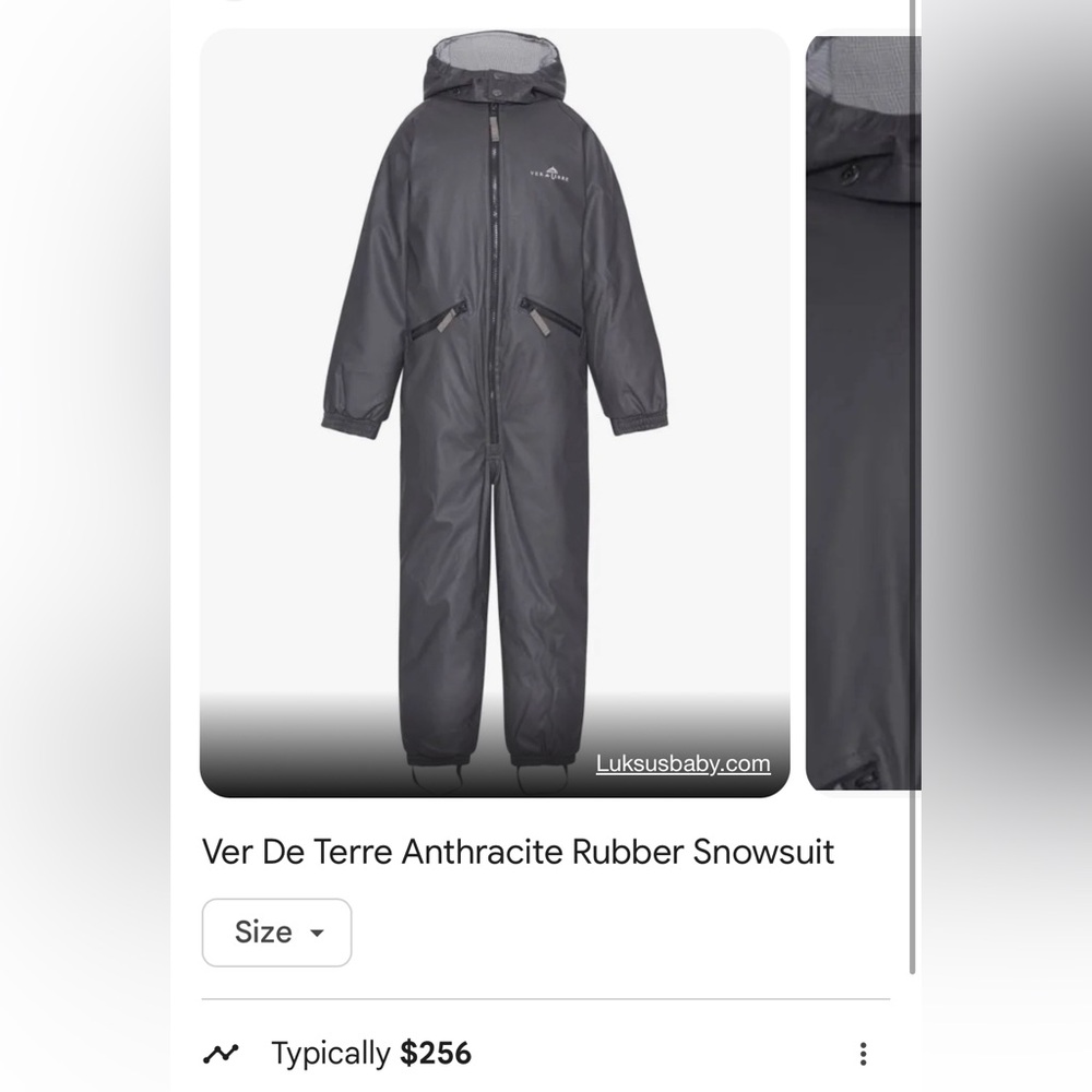Waterproof snowsuit used a couple of times